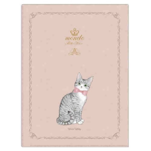 #クローズピン(国内販売のみ） ファイリング用品 たけいみきmondoクリアファイル A5･6ポケット シルバータビー CF15840