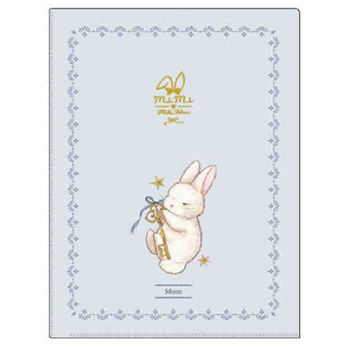 #クローズピン(国内販売のみ） ファイリング用品 たけいみきminiクリアファイル A5･6ポケット ムーン CF15843