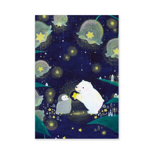 #クローズピン レター 吉田麻乃ポストカード  星々のメロディとスズラン PC16707