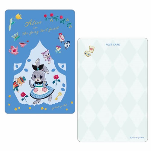 #クローズピン(国内販売のみ） レター スピカピカシリーズポストカード  おとぎの森のアリス PC16738