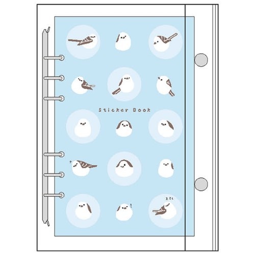 #クローズピン シール関連小物 マイリングシール帳バインダー L シマエナガ CF16756