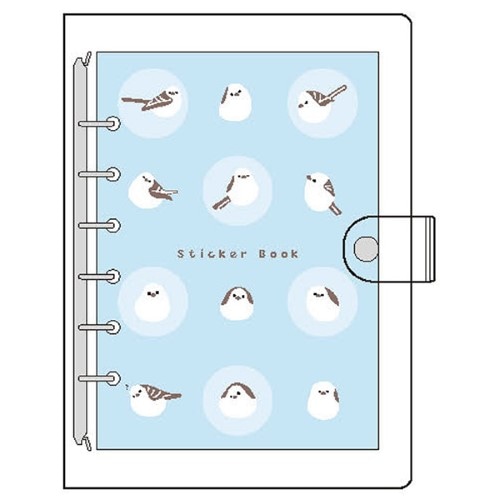 #クローズピン シール関連小物 マイリングシール帳バインダー S シマエナガ CF16760