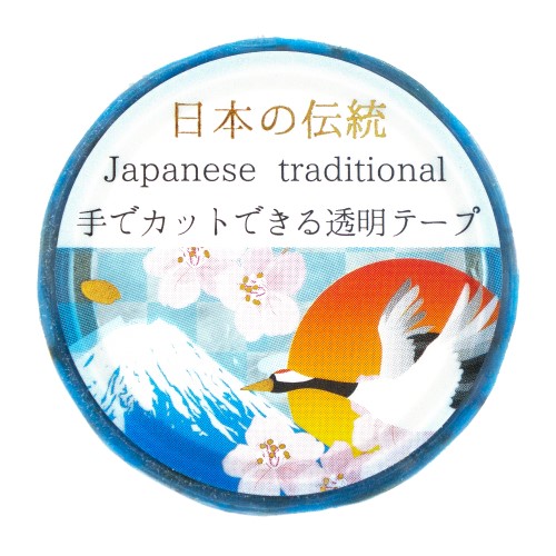 #クローズピン マスキングテープ 日本の伝統シリーズ 透明･3m 富士見桜 MT16783