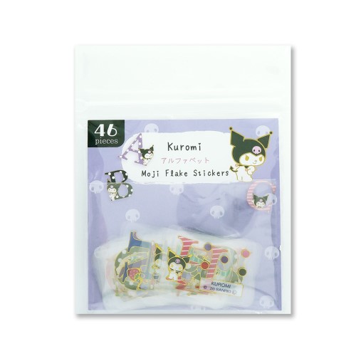 #クローズピン(国内販売のみ） シール サンリオキャラクターズ×クローズピンフレークシール アルファベット クロミ US84140