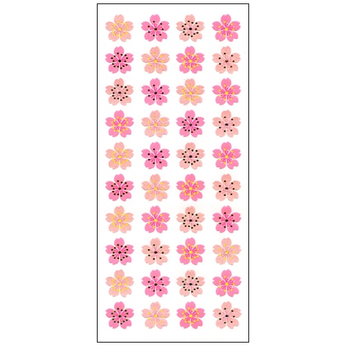 #奥山商会 シール パールシール  リアル桜4列 PA278