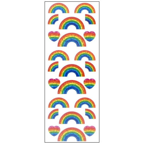 #奥山商会 シール プリズムシール  レインボー CP080