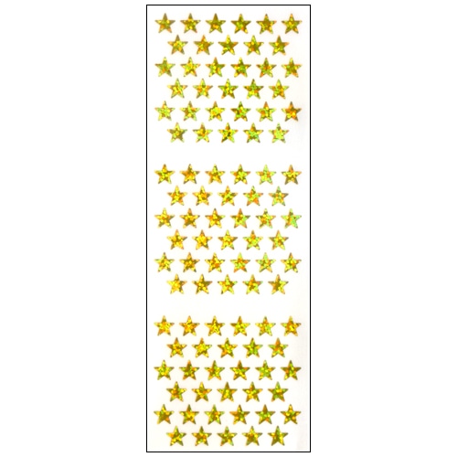 #奥山商会 シール プリズムシール  ゴールドスター CP009