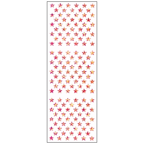 #奥山商会 シール プリズムシール  薄ピンクスター CH002