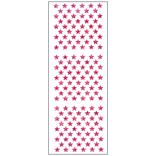 #奥山商会 シール プリズムシール  濃いピンクスター CH010