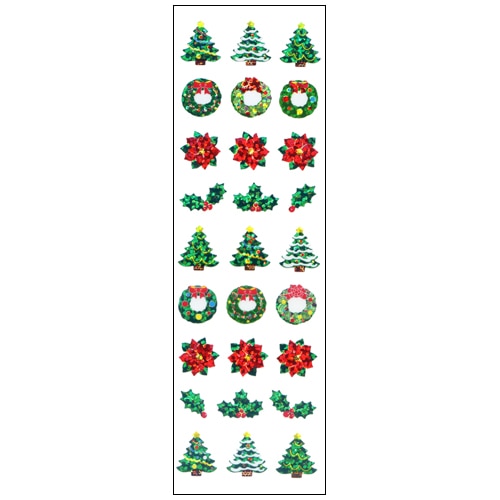 #奥山商会  プリズムシール  ツリーリース XJ076