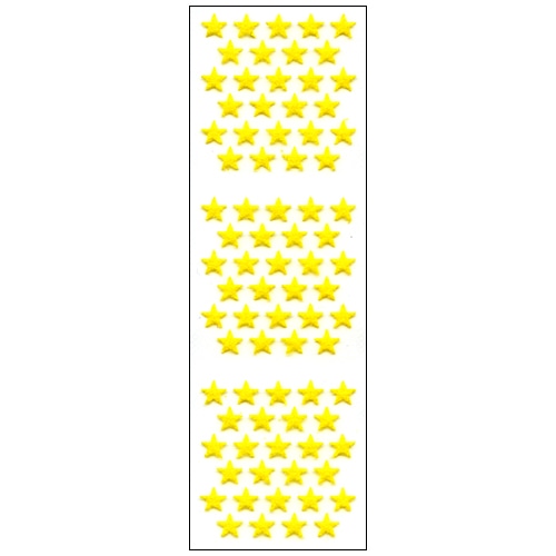#奥山商会 シール ふわふわシール  星5列4列 ZV004