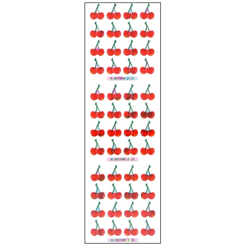 #奥山商会 シール オーロラシール  サクランボ KA044