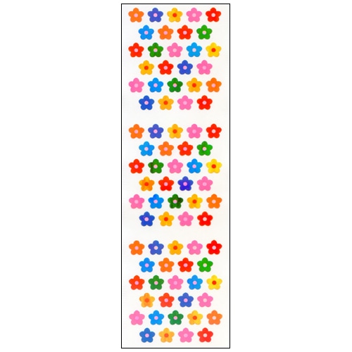 #奥山商会 シール オーロラシール  花マーク KA149