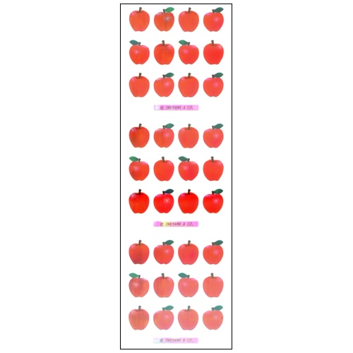 #奥山商会 シール オーロラシール  リンゴ4列 KA341
