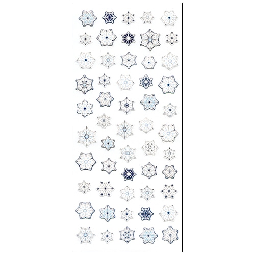 #奥山商会 シール 和風シール  雪の結晶 JP054