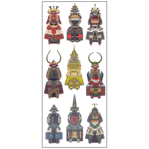 #奥山商会 シール 和風シール  戦国武将 北陸・西日本 JP309