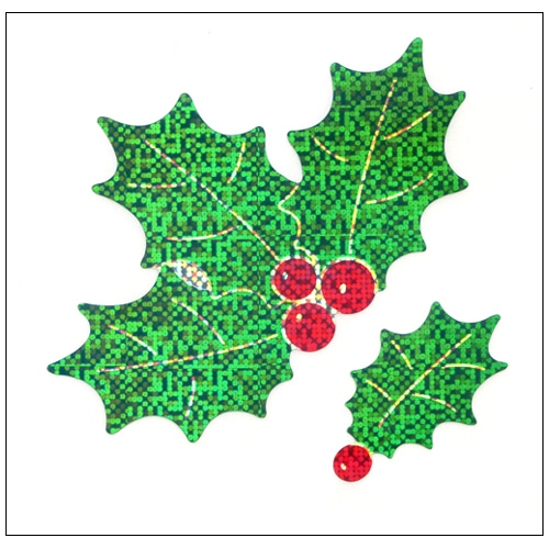 #奥山商会  ラージシール(ホロ)  ひいらぎ XL051