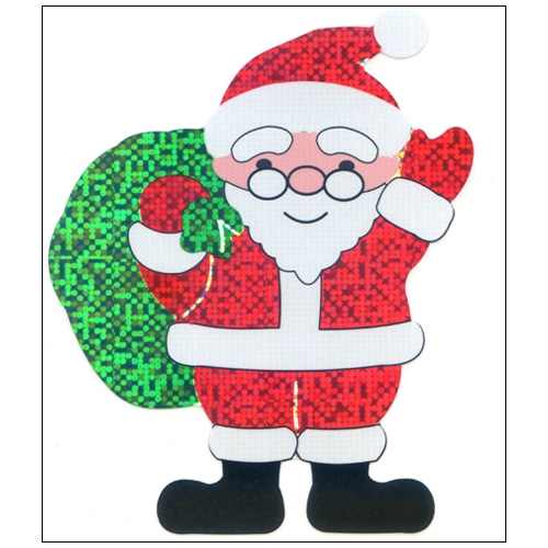 #奥山商会  ラージシール(ホロ)  サンタクロース XL068
