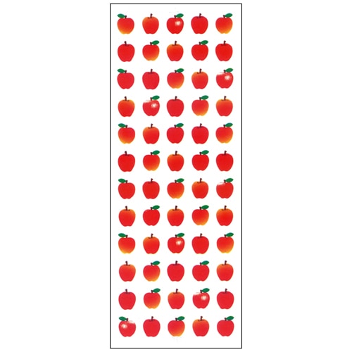 #奥山商会 シール ラメ入りシール  リンゴ5列 CR541