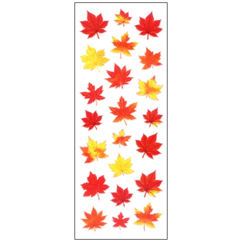 #奥山商会 シール ラメ入りシール  かえで CR944