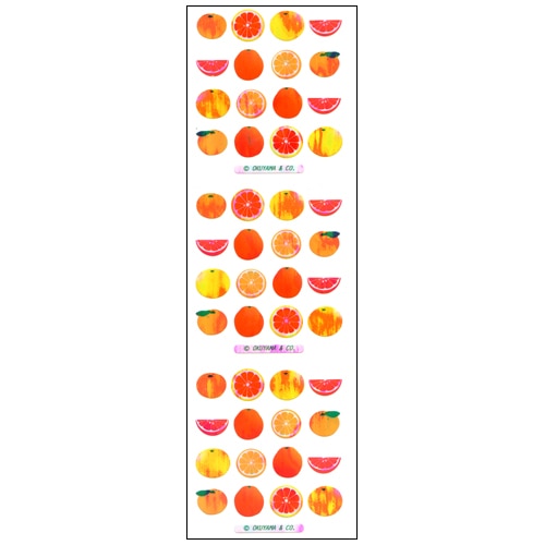 #奥山商会 シール オーロラシール  オレンジ YA063