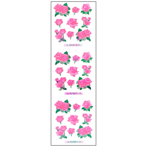 #奥山商会 シール オーロラシール  バラ YA087