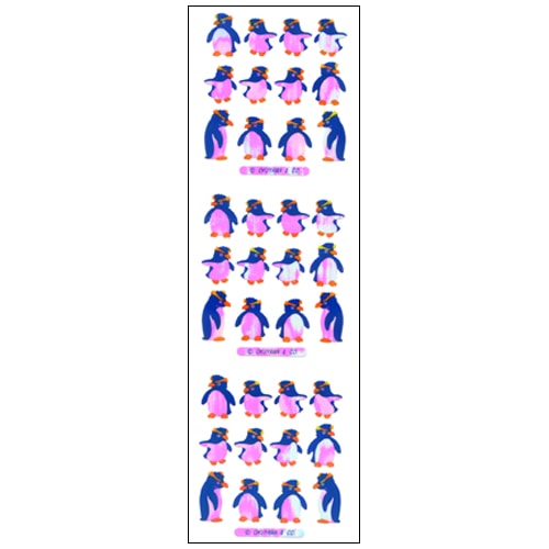 #奥山商会 シール オーロラシール  イワトビペンギン YA133