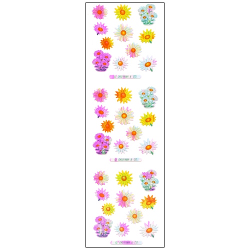 #奥山商会 シール オーロラシール  ひな菊 YA146