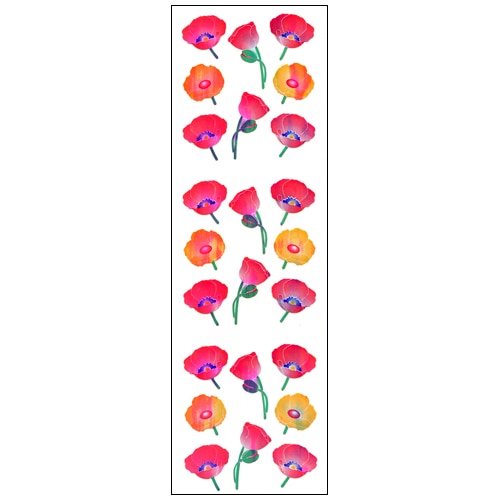 #奥山商会 シール オーロラシール  ポピー YA161