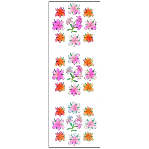 #奥山商会 シール オーロラシール  百合 YA204