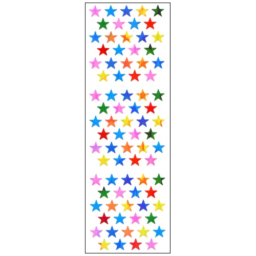 #奥山商会 シール オーロラシール  カラフルスター YA515