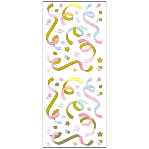 #奥山商会 シール ペーパーシール  Sun SAM 金箔リボン PS204