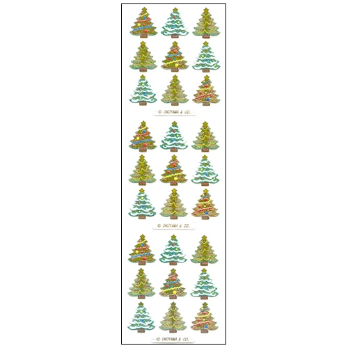 #奥山商会  和風シール  ゴールドツリー JF070