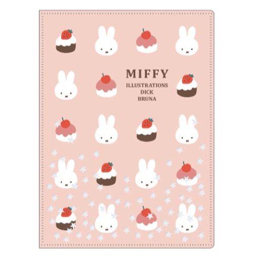 #スクエア(国内販売のみ）  ミッフィー スパンコール入り クリアファイル A4 ピンク BW25-3