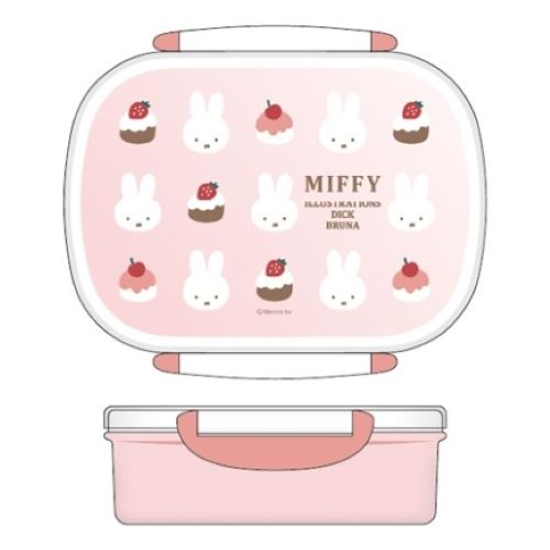 #スクエア(国内販売のみ）  ミッフィー ランチボックス 270ml 270ml ピンク BW25-5