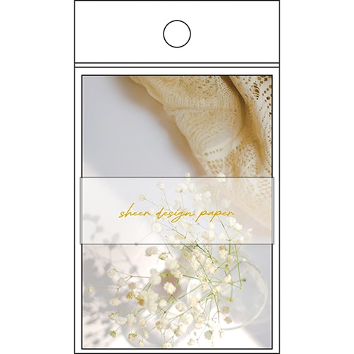 #パインブック メモ帳 シアーデザインペーパーメモ  フォト･ベージュ s607014