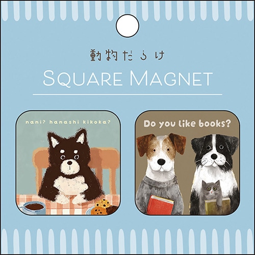#パインブック 事務小物 缶マグネット･動物だらけ  いぬ k604013