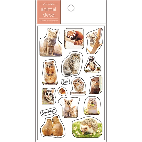 #パインブック シール トレペシール･アニマル  珍しいどうぶつ t608016