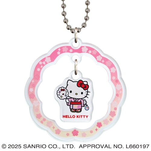 #サザンDSクリエイト(国内販売のみ） 身辺雑貨 サンリオ桜ユラユラキ－チェ－ン  キティゆかた 20458