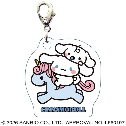 #サザンDSクリエイト(国内販売のみ） 身辺雑貨 サンリオ スリ－シ－エムチャ－ム  シナモロール･ユニコ－ン 20531