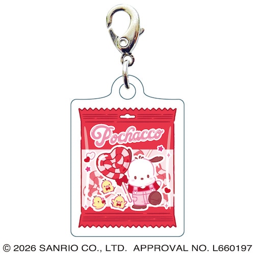 #サザンDSクリエイト(国内販売のみ） 身辺雑貨 サンリオ スリ－シ－エムチャ－ム  ポチャッコ･キャンディバッグ 20540