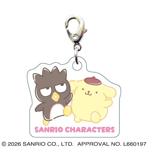 #サザンDSクリエイト(国内販売のみ） 身辺雑貨 サンリオ スリ－シ－エムチャ－ム  バツマル･ポムポムプリン･おともだち 20577