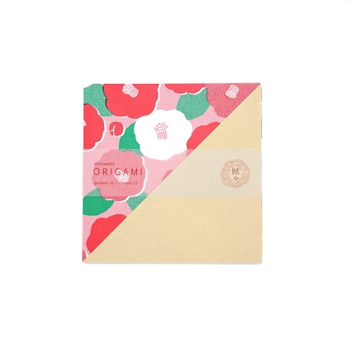 #古川紙工 和文具 美濃和紙･折り紙  椿 fuku2-0011