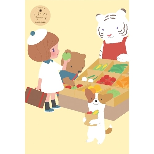#古川紙工(国内販売のみ） カード ポストカード  MARKET HJ093