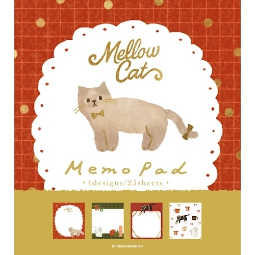 #古川紙工 メモパッド メモパッド  プレゼントとにゃんこ LM359