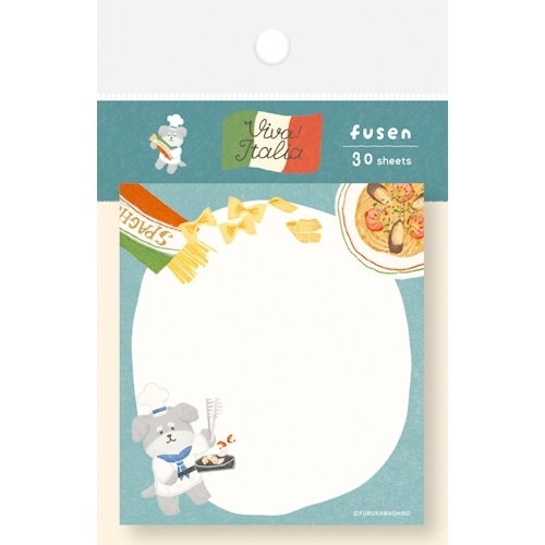 #古川紙工 付箋 付箋･イタリア  パスタわんこ QF256