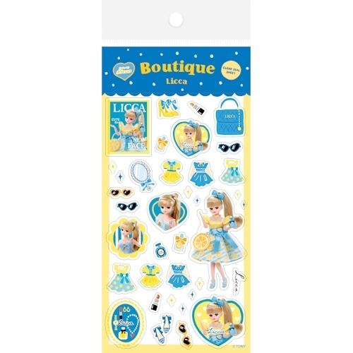 #古川紙工(国内販売のみ） シール 透明シールシート  ブティック QS354