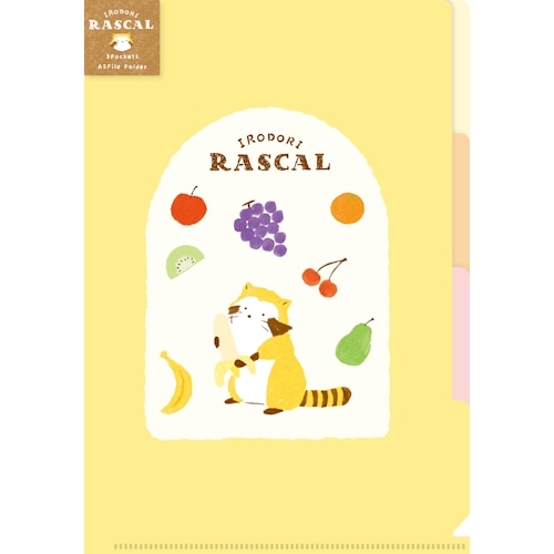 #古川紙工(国内販売のみ） ファイリング用品 クリアファイル A5 フルーツ QE208