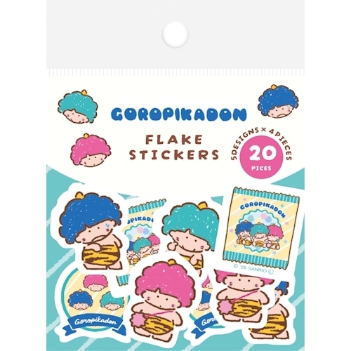 #古川紙工(国内販売のみ） シール 和紙フレークシール  ゴロピカドン QSA371