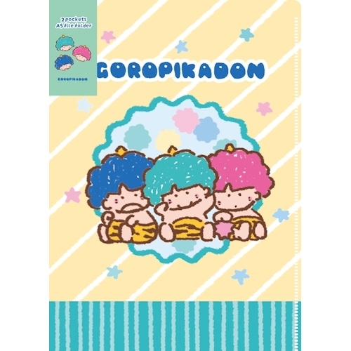 #古川紙工(国内販売のみ） ファイリング用品 クリアファイル A5･2PK ゴロピカドン QE279